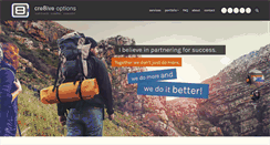Desktop Screenshot of cre8iveoptions.com